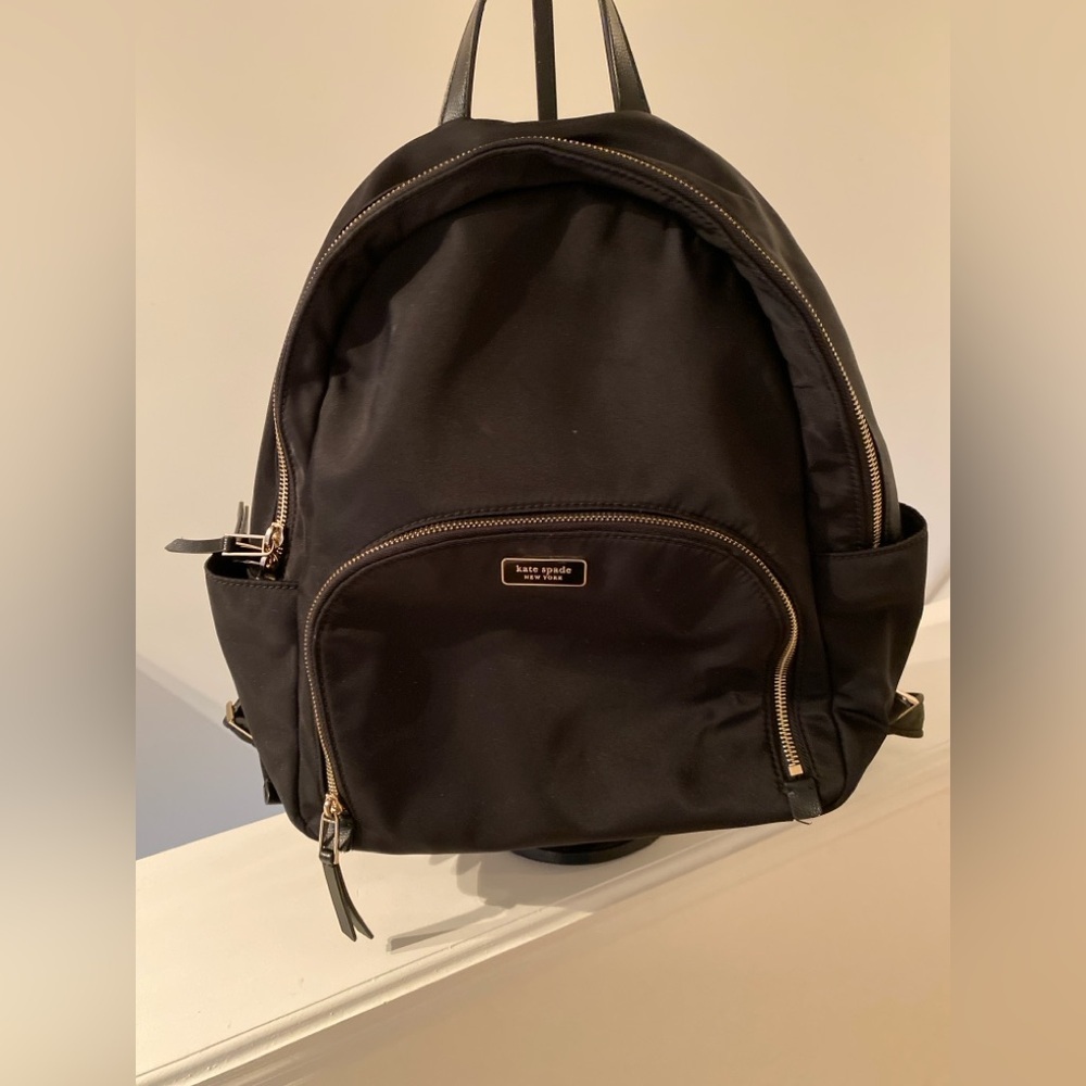 Kate Spade New York Watson Lane Hartley
Nylon Backpack - Black and Gold